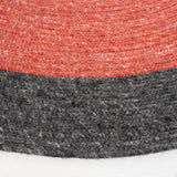 Safavieh Braided 5'-0" x 7'-0" Rug in Red / Black