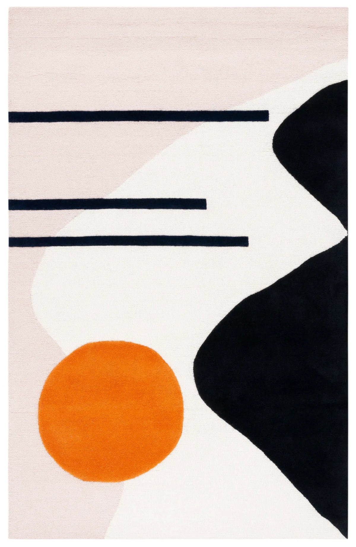 Safavieh Rodeo Drive 4'-0" x 6'-0" Rug in Blush / Black