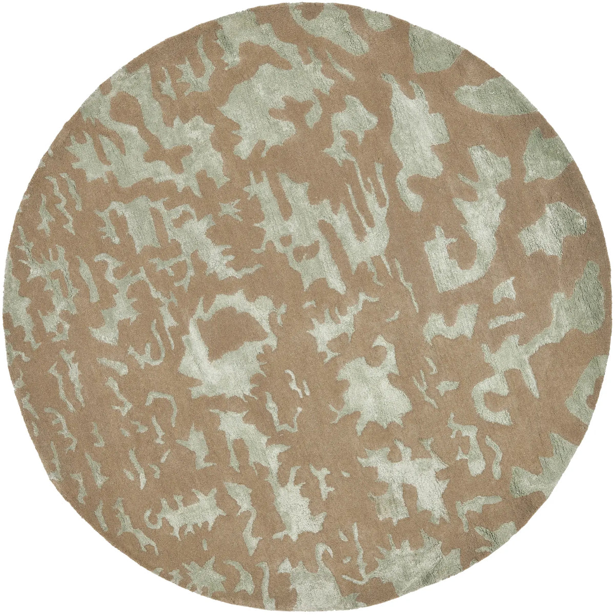Safavieh Soho 6'-0" x 6'-0" Rug in Taupe / Light Blue