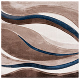 Safavieh Hollywood 6'-7" x 6'-7" Rug in Beige / Blue
