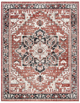 Safavieh Herat 300 8'-0" x 10'-0" Rug in Rust / Black
