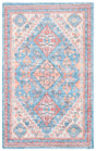 Safavieh Saffron 3'-0" x 5'-0" Rug in Blue / Rust