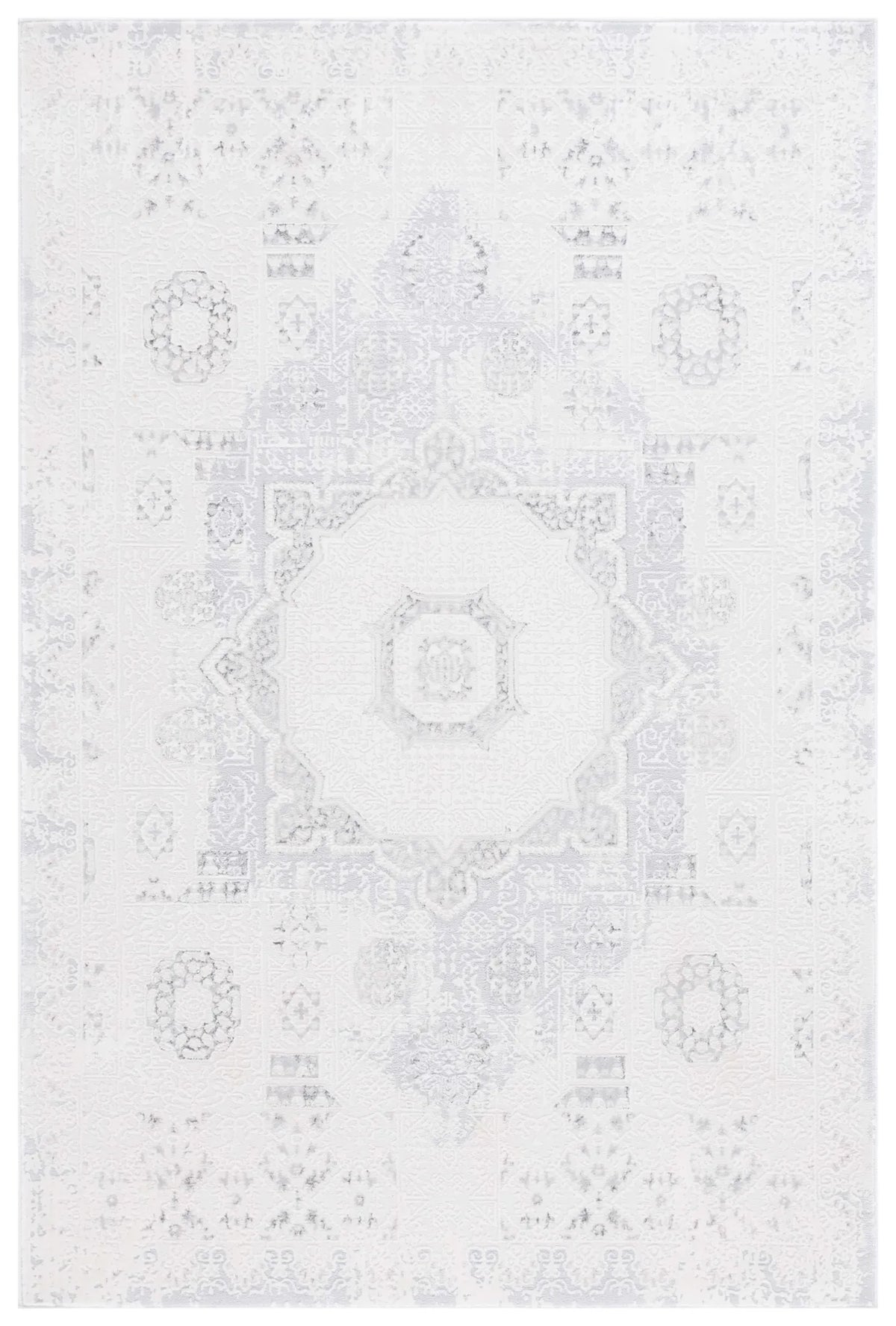 Safavieh Hanna 4'-0" x 6'-0" Rug in Ivory / Light Grey