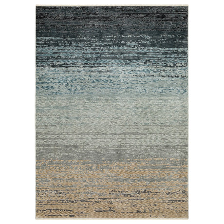 Oriental Weavers Sphinx ECHO ECH09 Blue Abstract Rugs - main flat