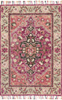 Loloi Zharah Zr-05 Raspberry / Taupe Rugs - main flat