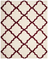 Safavieh Sgd-Dallas Shag 10'-0" x 14'-0" Rug in Ivory / Red