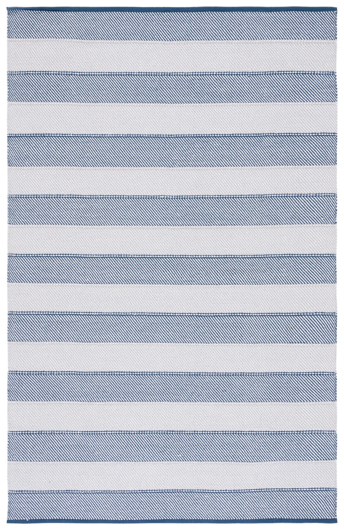 Safavieh Striped Kilim 4'-0" x 6'-0" Rug in Grey / Blue