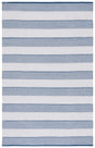 Safavieh Striped Kilim 4'-0" x 6'-0" Rug in Grey / Blue