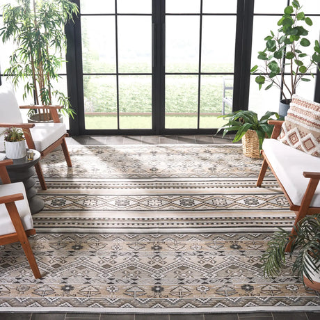 Safavieh Sunrise 8'-0" x 10'-0" Rug in Grey / Beige Black