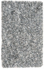 Safavieh Rio Shag 3'-0" x 5'-0" Rug in Grey / Ivory