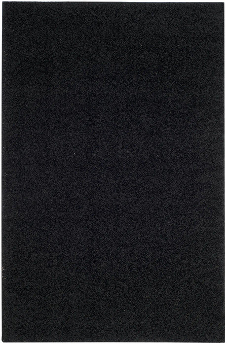 Safavieh Sga-Athens Shag 4'-0" x 6'-0" Rug in Black