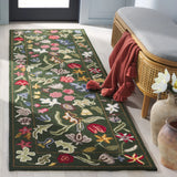 Safavieh Chelsea 2'-6" x 8'-0" Rug in Green / Pink