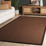 Safavieh Natural Fiber 5'-0" x 8'-0" Rug in Brown / Brown