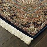 Oriental Weavers Sphinx Masterpiece 5501K Black / Multi Rugs - corner detail