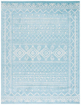 Safavieh Tulum 10'-0" x 13'-0" Rug in Turquoise / Ivory