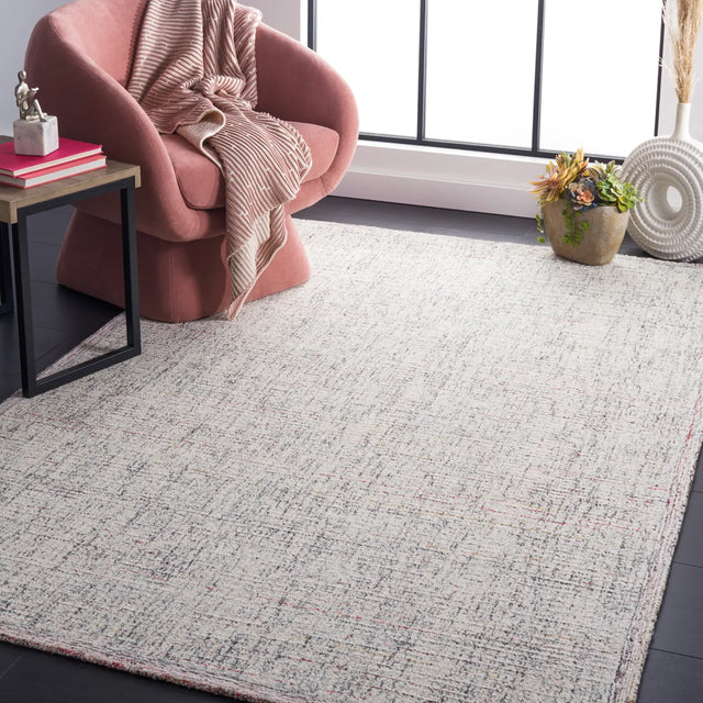 Safavieh Abstract 4'-0" x 6'-0" Rug in Red / Ivory