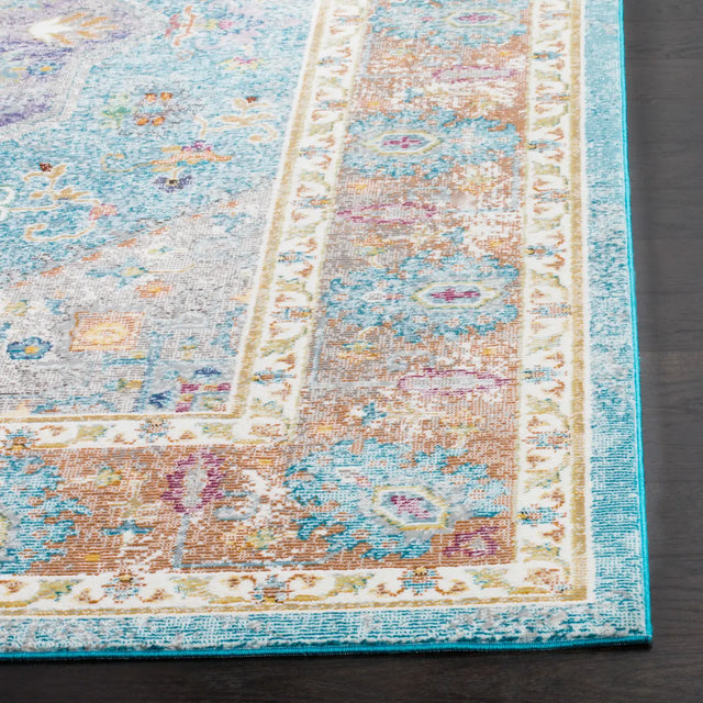 Safavieh Aria 5'-0" x 6'-7" Rug in Blue / Creme