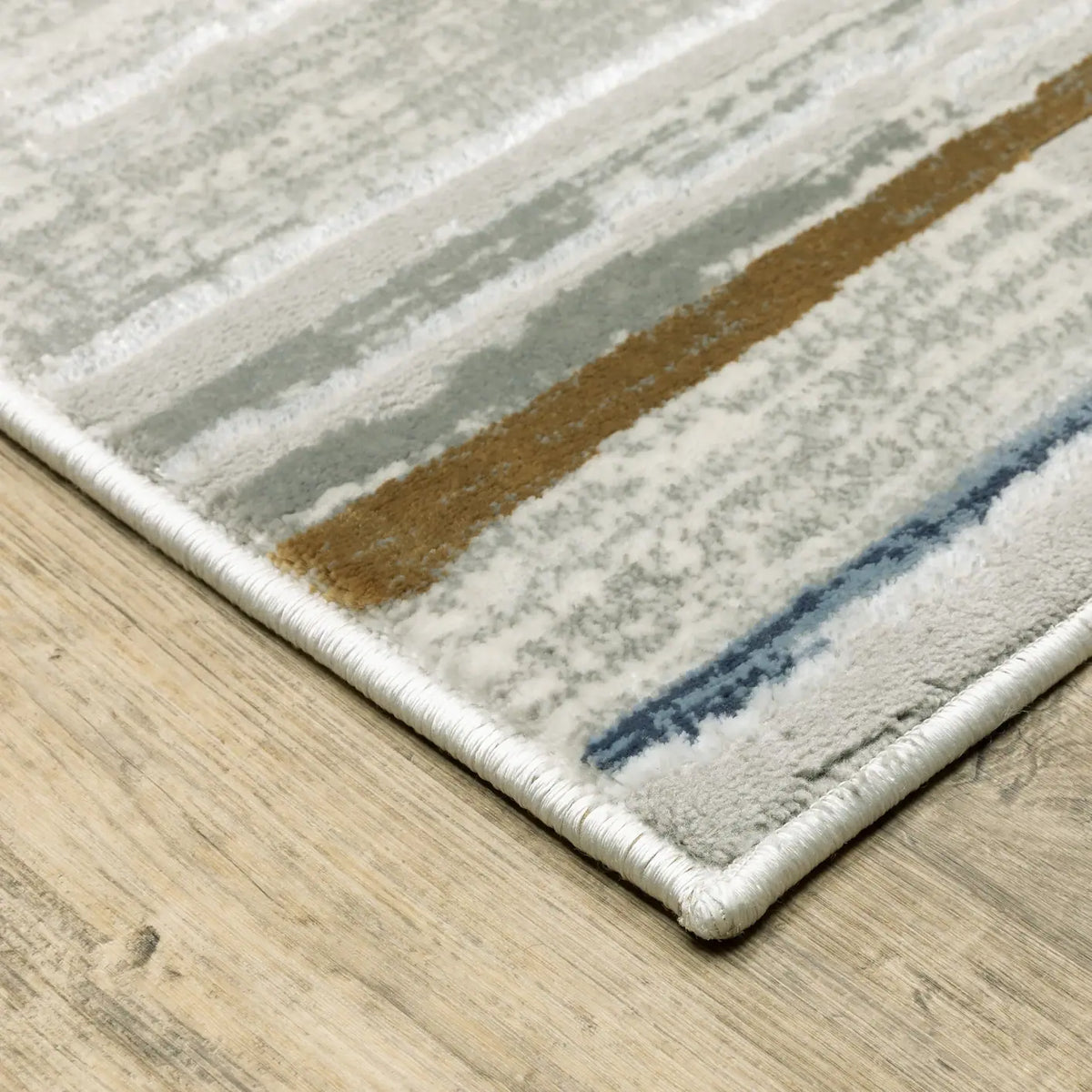 Oriental Weavers Sphinx Easton 4514E Beige/Blue Rugs - corner detail