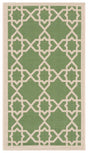 Safavieh Courtyard 2'-0" x 3'-7" Rug in Green / Beige
