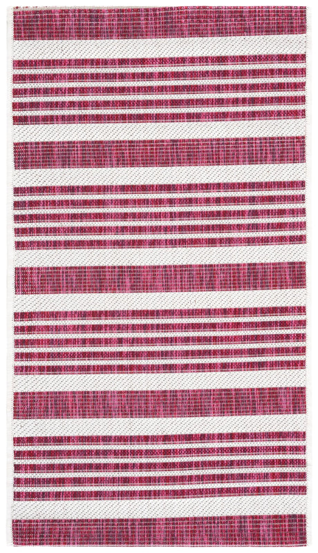 Safavieh Courtyard 2'-0" x 3'-7" Rug in Ivory / Red