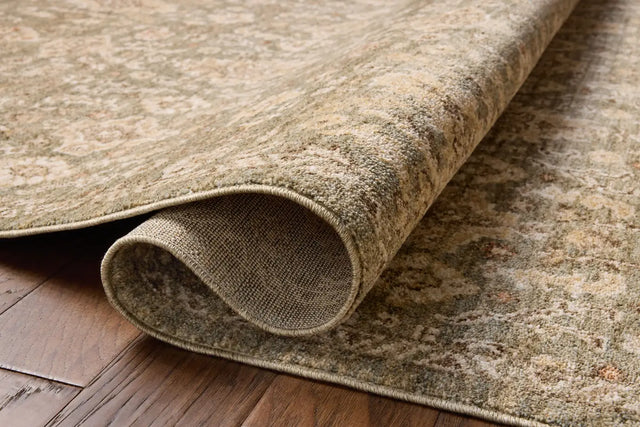 Chris Loves Julia x Loloi Palma PLM-03 Lagoon / Natural Rug - pile height