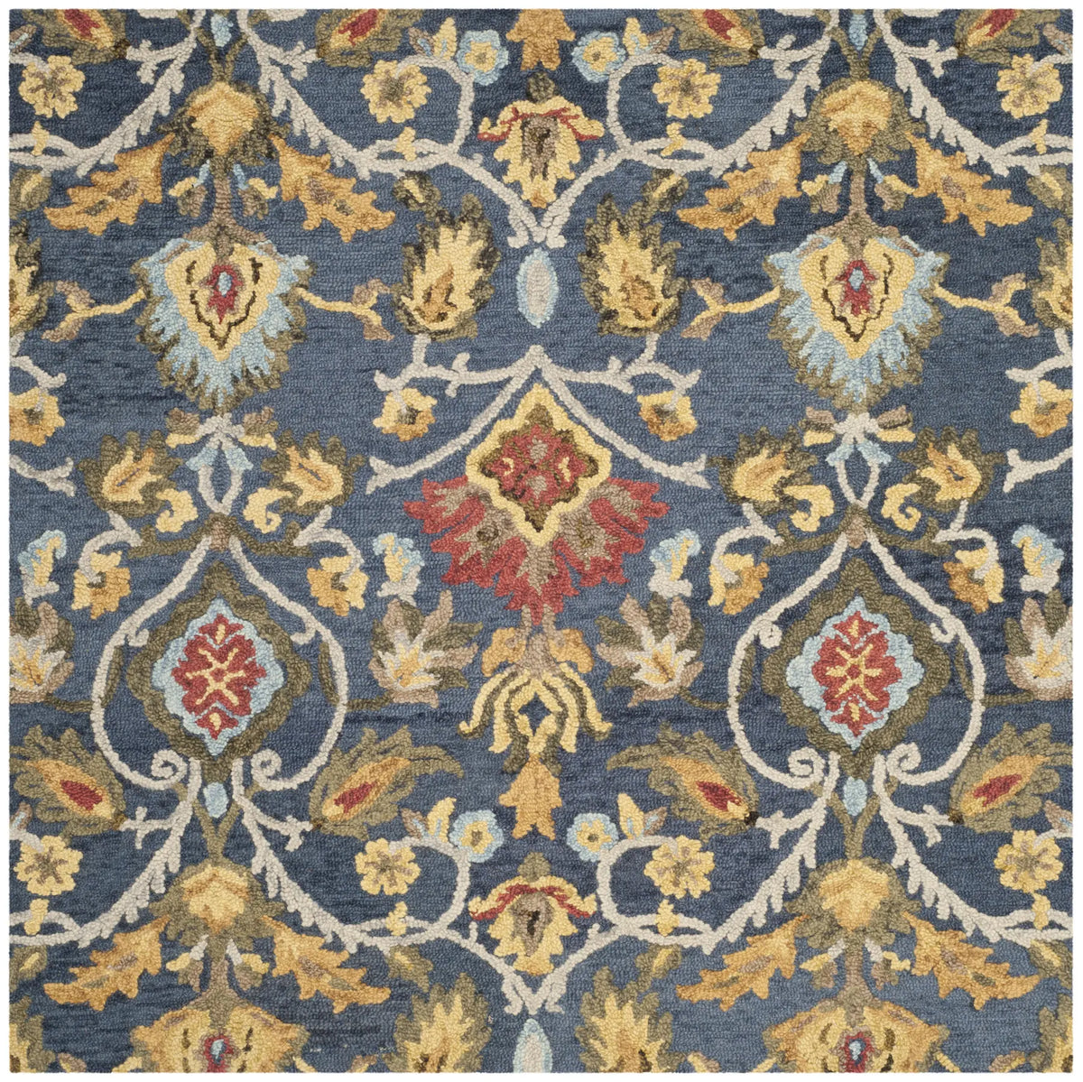 Safavieh Blossom 5'-0" x 5'-0" Rug in Navy / Multi