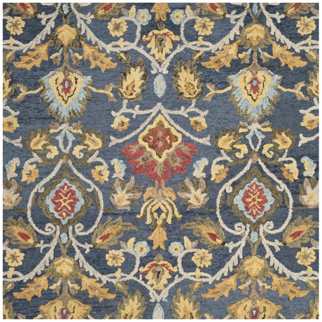 Safavieh Blossom 5'-0" x 5'-0" Rug in Navy / Multi