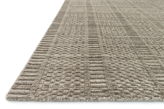 Loloi Hadley HD-03 Stone Rugs - rug corner