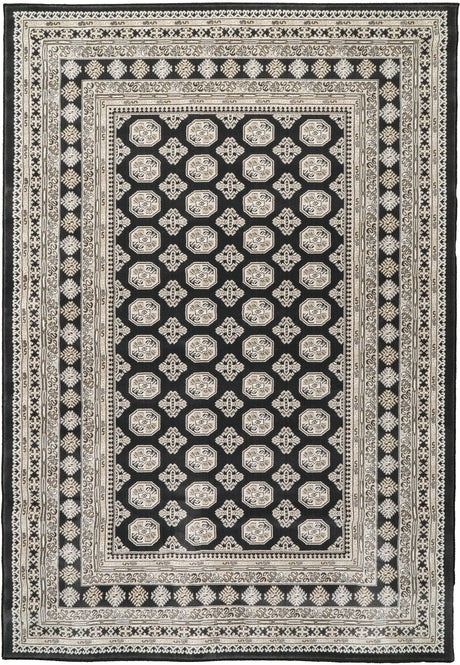Dynamic Rugs Ancient Garden 57102 Charcoal / Silver Rugs - Rectangular