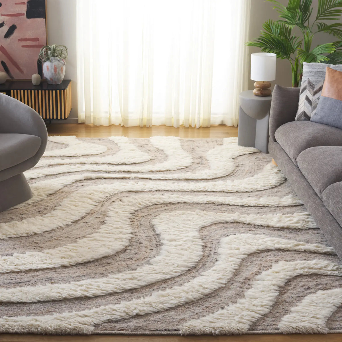 Safavieh Casablanca 8'-0" x 10'-0" Rug in Ivory / Beige
