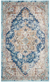 Safavieh Aria 3'-0" x 5'-0" Rug in Blue / Beige