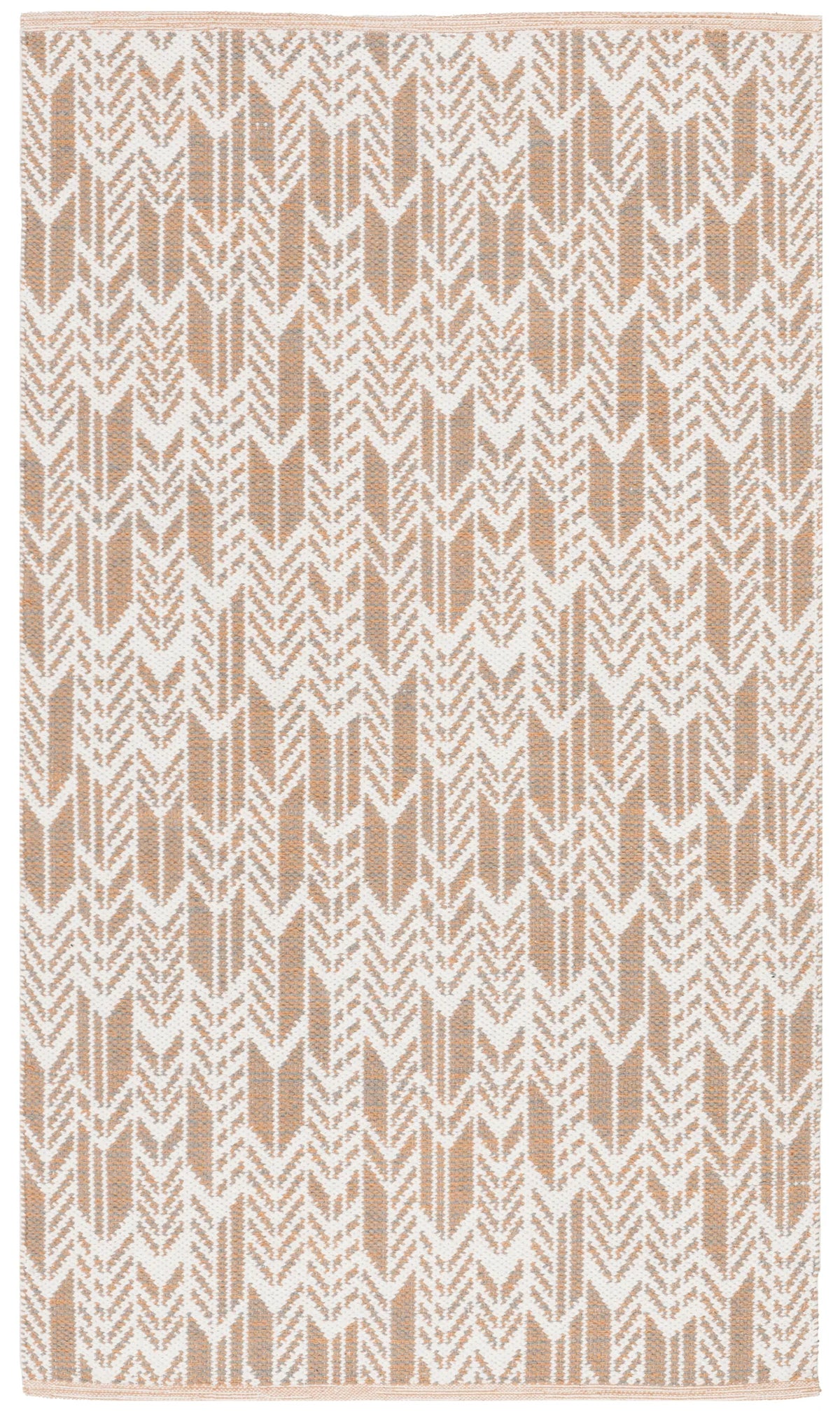 Safavieh Montauk 3'-0" x 5'-0" Rug in Orange / Ivory