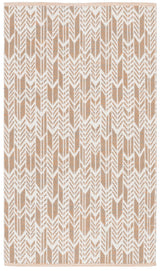 Safavieh Montauk 3'-0" x 5'-0" Rug in Orange / Ivory