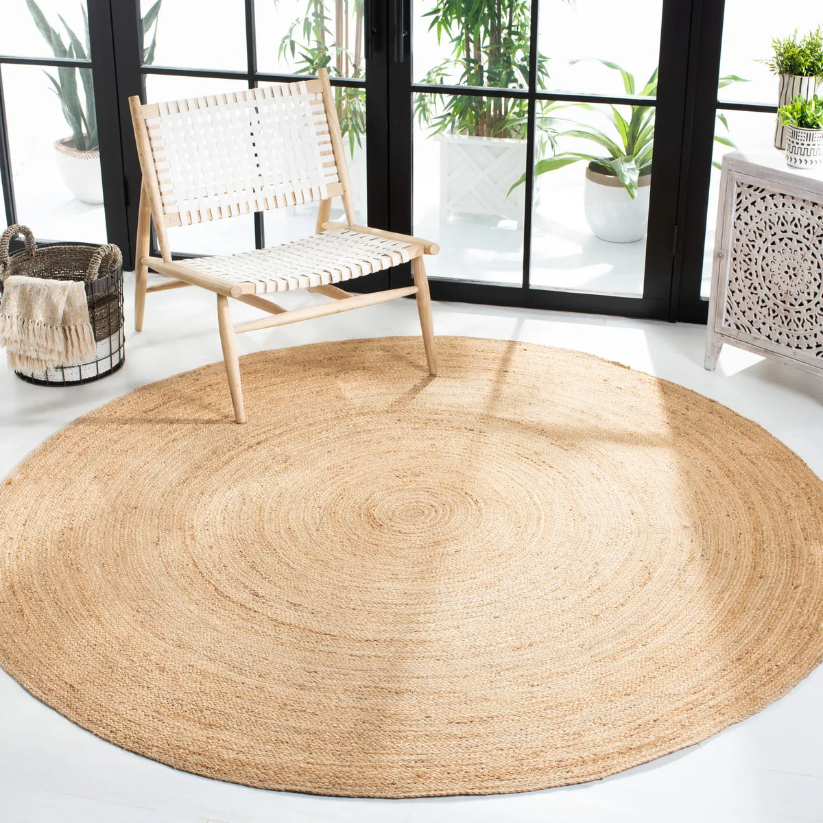 Safavieh Natural Fiber 10'-0" x 10'-0" Rug in Natural