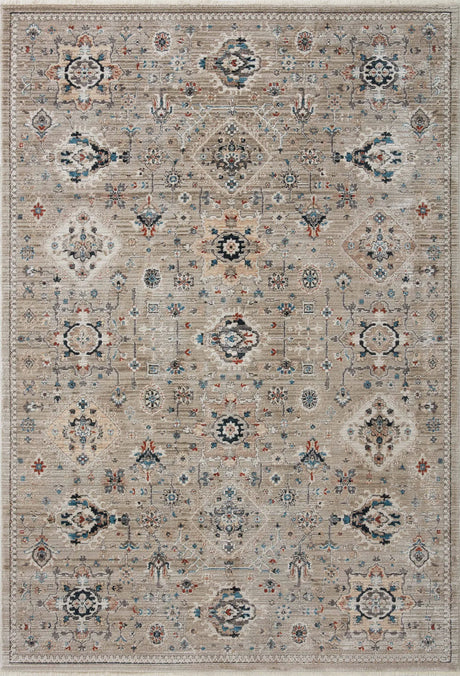 Loloi Leigh Lei-02 Dove/Multi Rugs - main flat