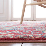 Safavieh Kashan 5'-1" x 7'-5" Rug in Rust / Ivory