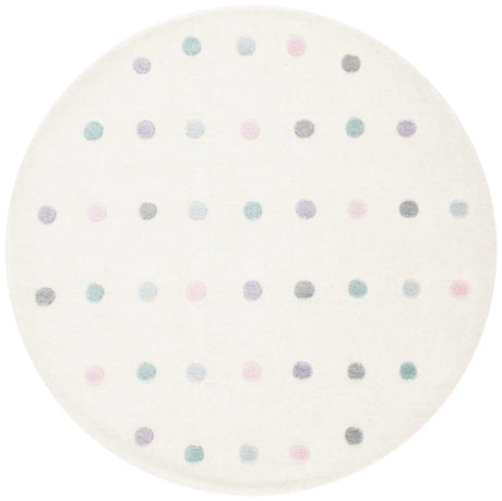 Safavieh Safavieh Kids 5'-0" x 5'-0" Rug in Ivory