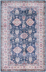 Safavieh Tucson 4'-0" x 6'-0" Rug in Navy / Beige