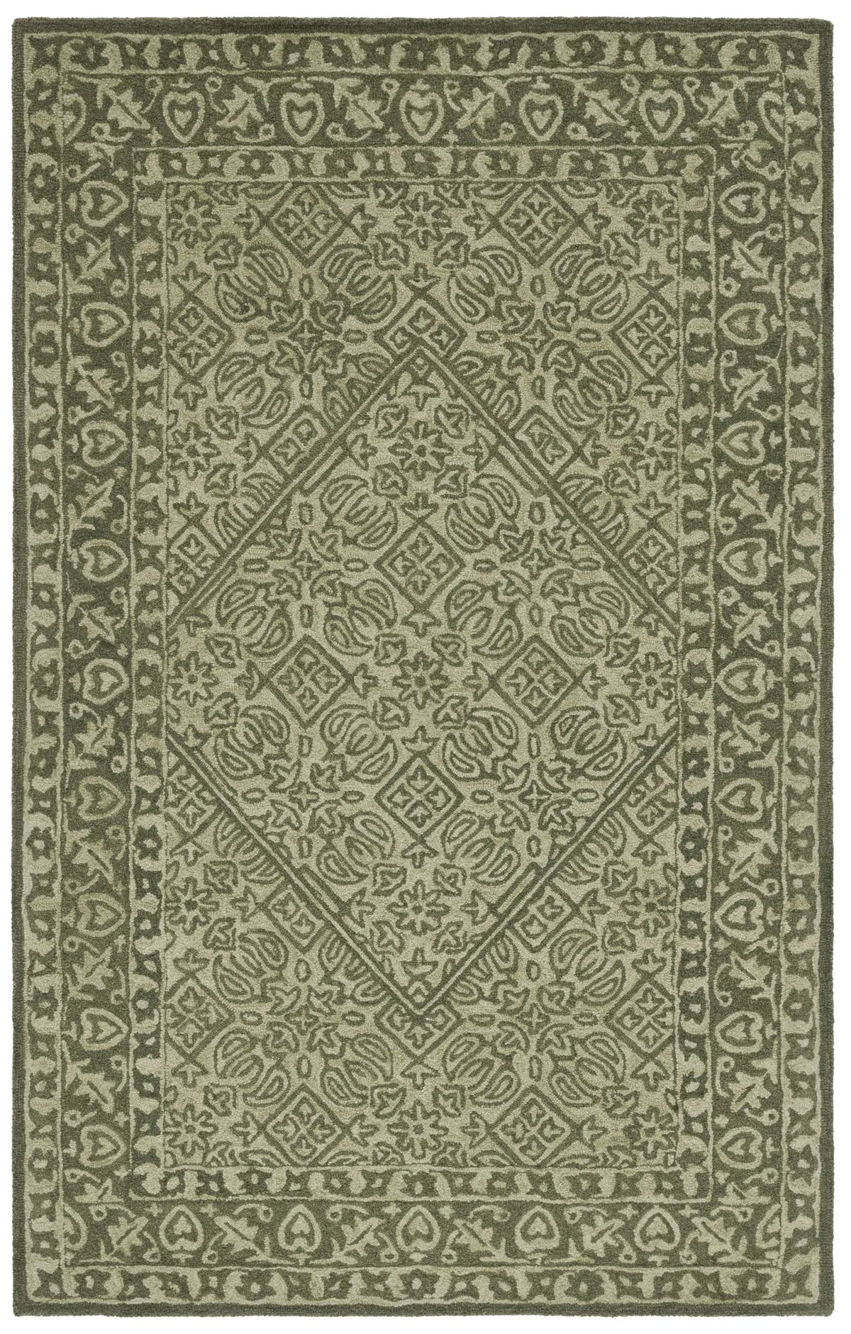 Safavieh Dip Dye 4'-0" x 6'-0" Rug in Green