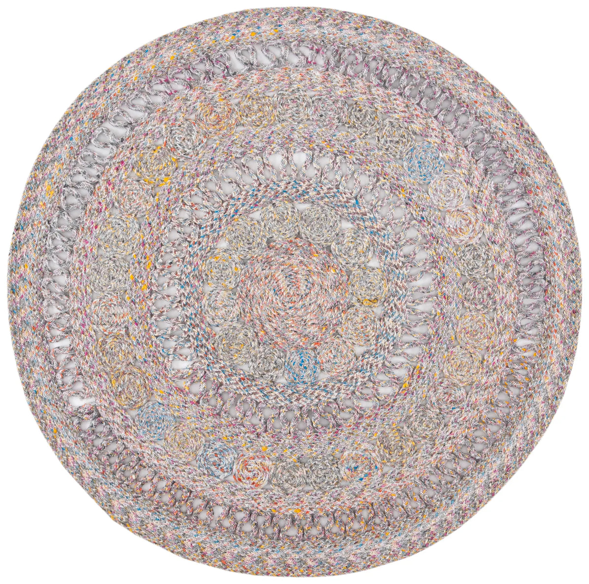 Safavieh Cape Cod 3'-0" x 3'-0" Rug in Pink / Blue