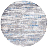 Safavieh Shivan 100 6'-7" x 6'-7" Rug in Light Grey / Blue