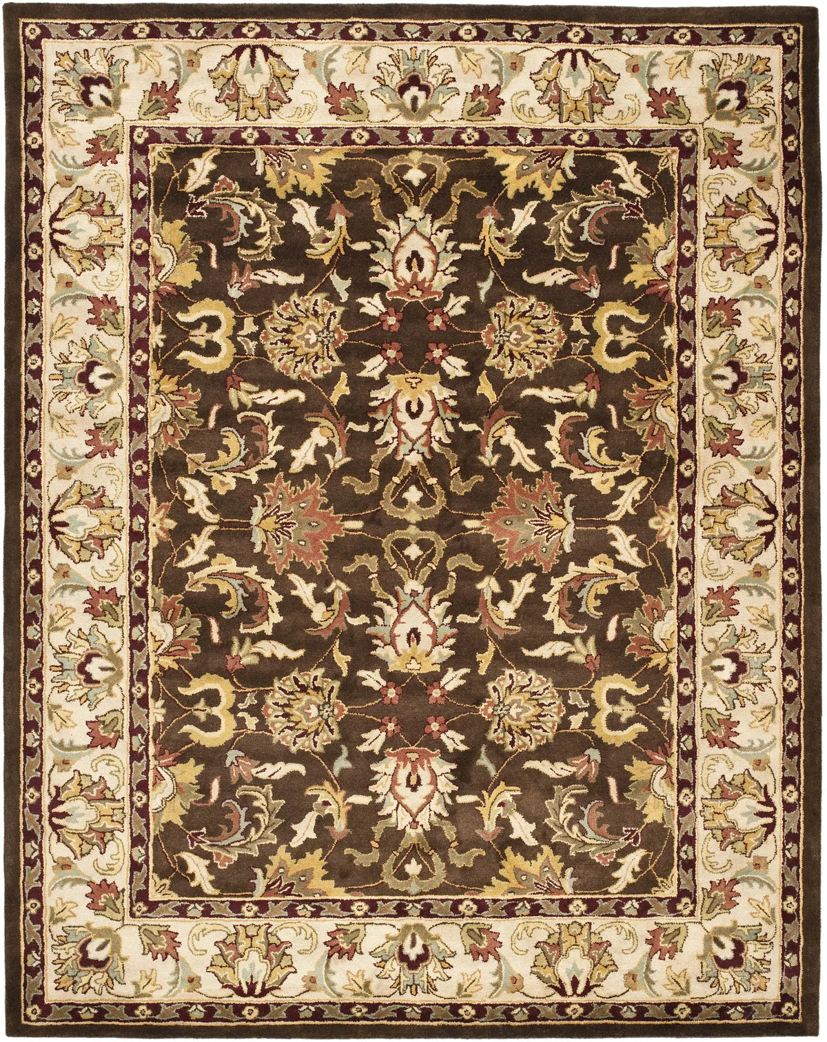 Safavieh Heritage 9'-6" x 13'-6" Rug in Brown / Beige