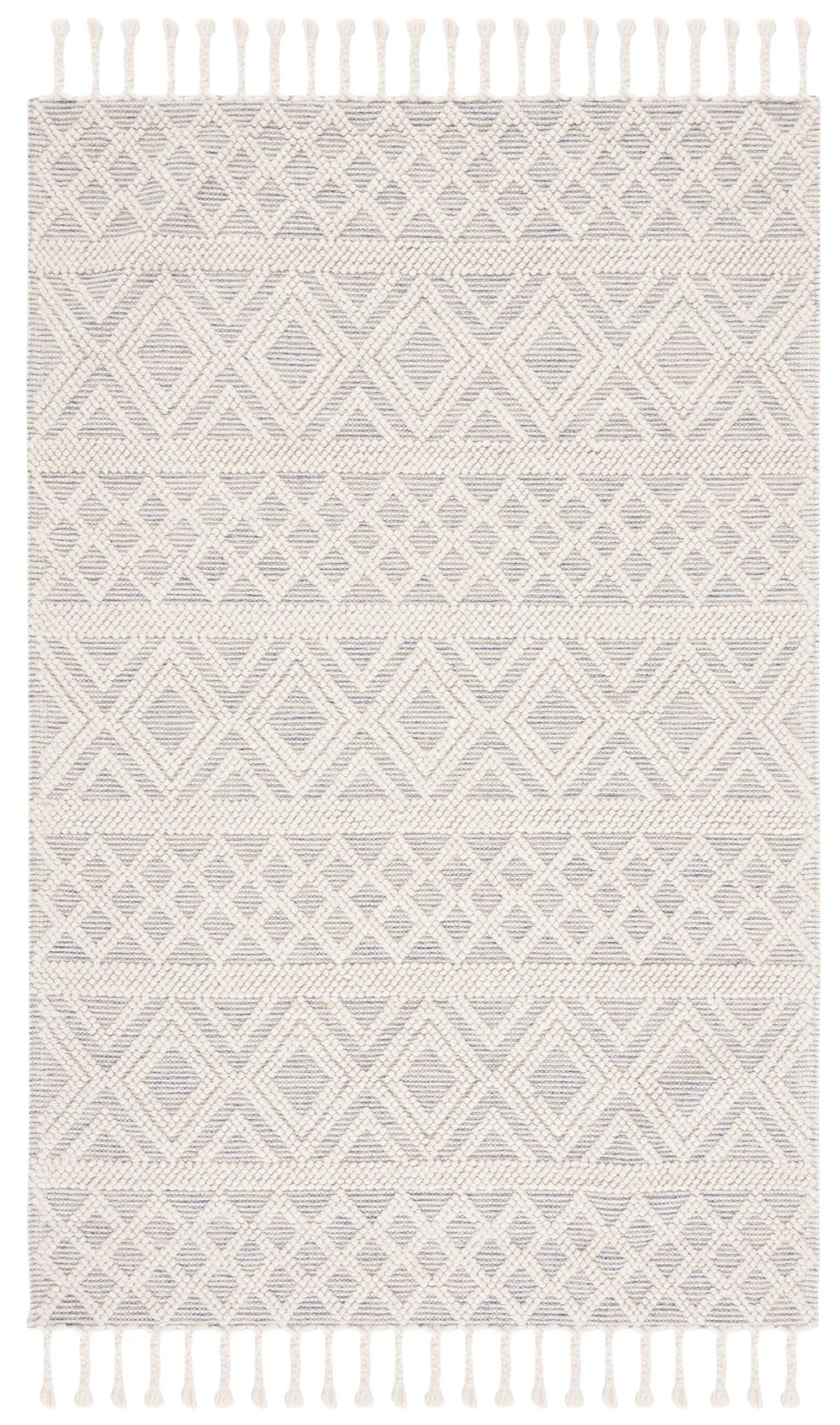 Safavieh Natura 4'-0" x 6'-0" Rug in Ivory / Blue