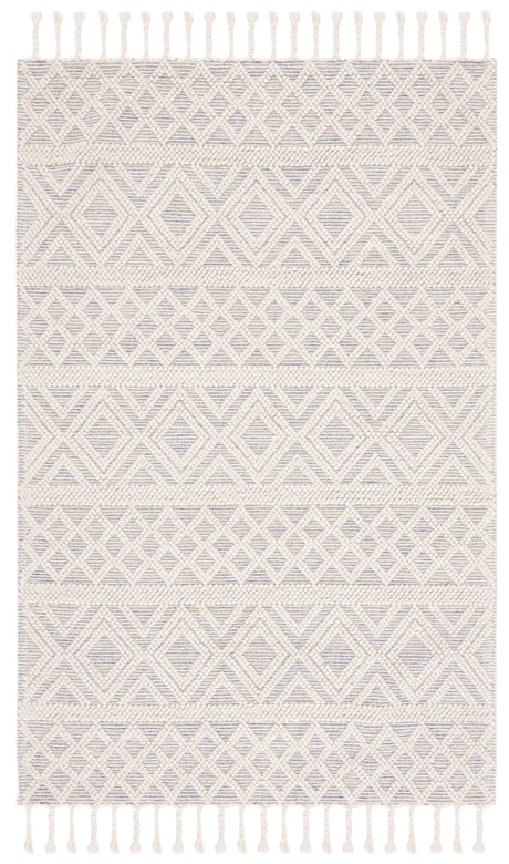 Safavieh Natura 4'-0" x 6'-0" Rug in Ivory / Blue
