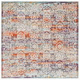 Safavieh Madison 900 6'-7" x 6'-7" Rug in Light Grey / Light Blue