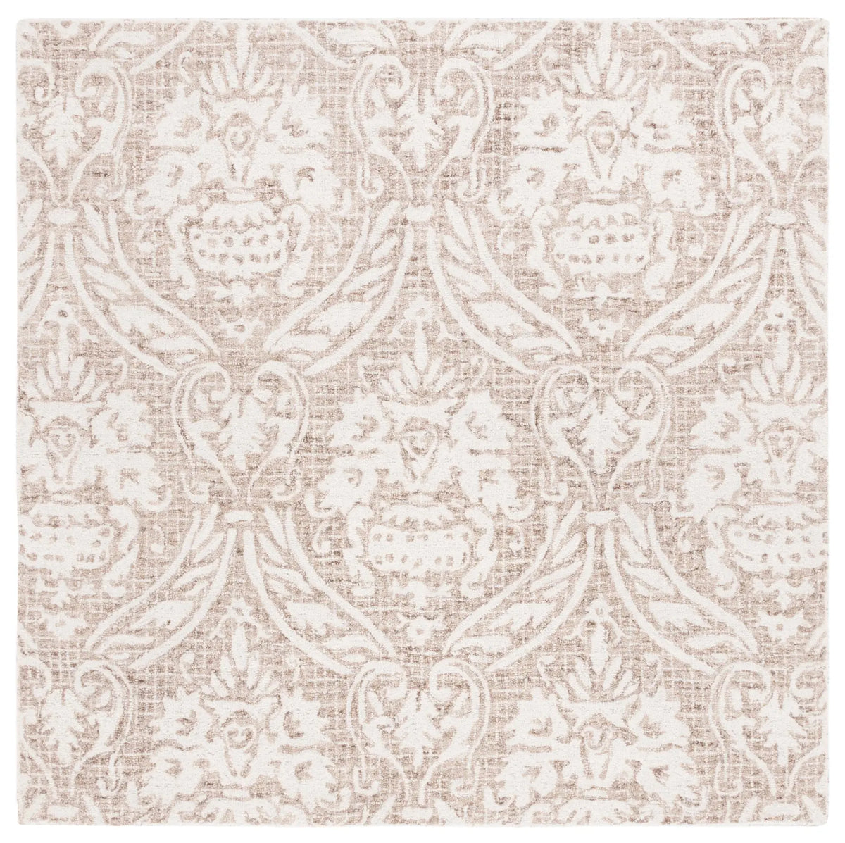 Safavieh Abstract 6'-0" x 6'-0" Rug in Ivory / Beige