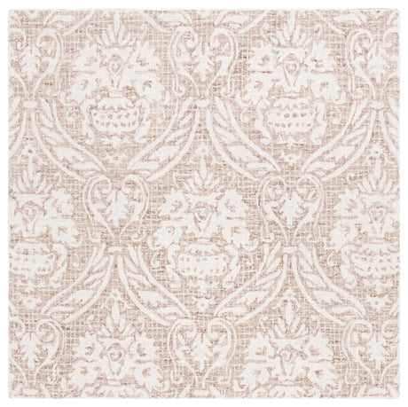 Safavieh Abstract 6'-0" x 6'-0" Rug in Ivory / Beige