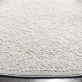 Safavieh Reflection 5'-0" x 5'-0" Rug in Light Grey / Cream