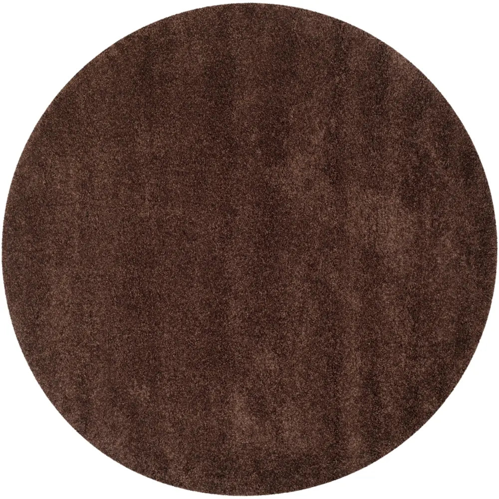 Safavieh Shag 9'-0" x 9'-0" Rug in Brown