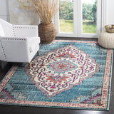 Safavieh Monaco 5'-1" x 7'-7" Rug in Blue / Multi